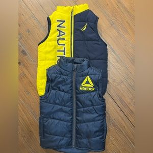 Set of 2 Toddler Puffer Vests